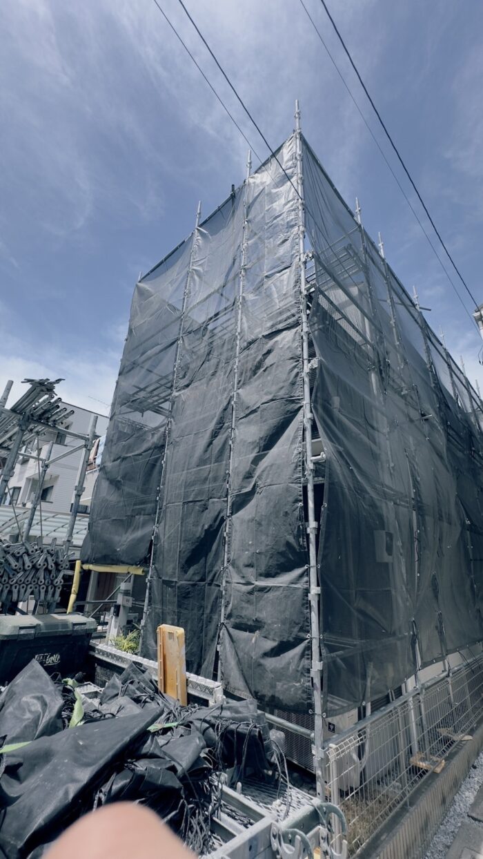 蕨市 足場工事